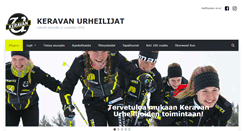 Desktop Screenshot of keravanurheilijat.fi